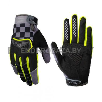 Перчатки для кросса STARKS Phoenix V3 (Черный/Серый/Hi-Viz) (L)