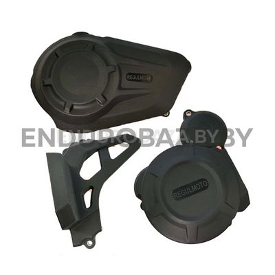 Крышки защитные на двигатель ZS PR c балансирным валом Regulmoto (черный)