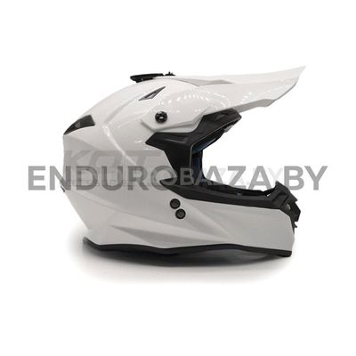 Шлем кроссовый ROCKOT RM-217 Cloud GL (XL) (белый глянцевый однотонный)