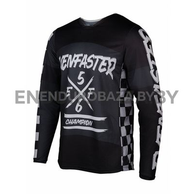 Джерси EVEN FASTER (EF56) Base (черный/серый, S)