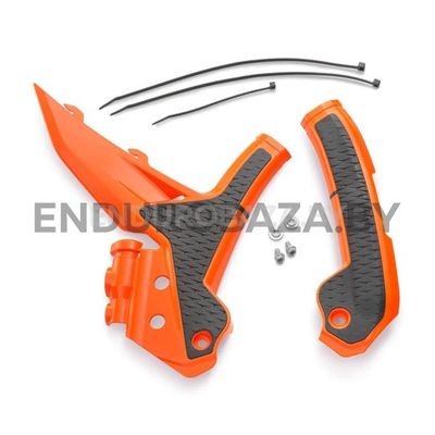Накладки рамы боковые KTM 2024 (оранжевый) KTM original parts