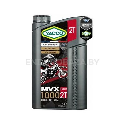 Масло моторное YACCO MVX 1000 2T, 1л