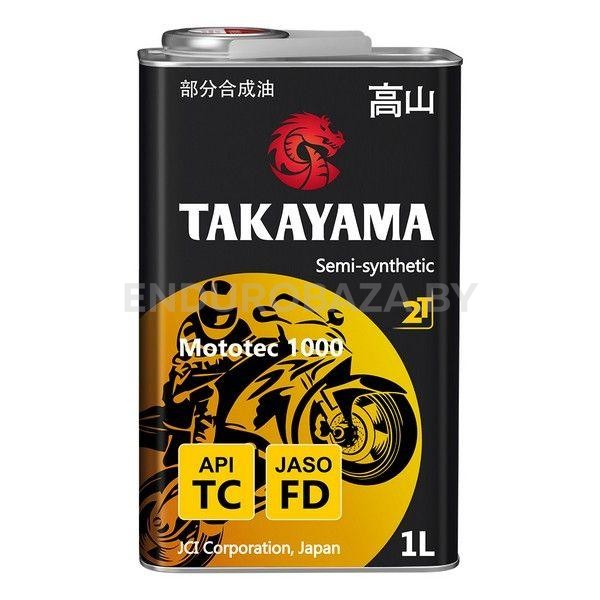 Масло моторное TAKAYAMA Mototec 1000 2T, 1л - изображение 1