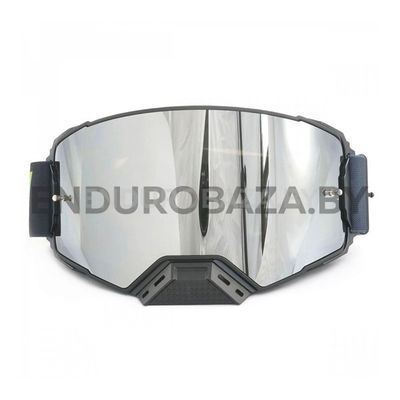Очки для мотокросса ATAKI PRIME S.E. NEON (черный / двойная магнитная зеркальная линза)