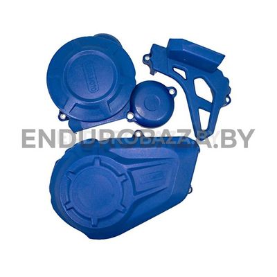 Крышки защитные на двигатель ZS PR c балансирным валом Regulmoto (синий)