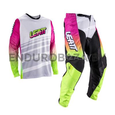 Комплект мотоджерси/мотоштаны Leatt 3.5 Ride Kit (Retro Pink, L)