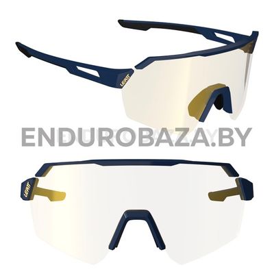 Очки спортивные Leatt RideViz Lite Blue Iriz Cryztal Platinum 10 VLT